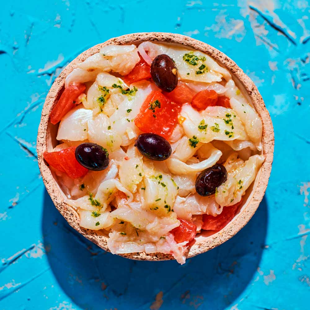 ‘Esqueixada’ con fruta