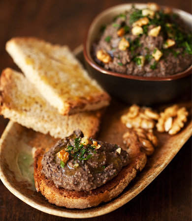 Paté d’azuki, sèsam negre i lli