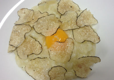 Arròs cremós de tòfona i nyàmeres