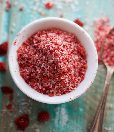 Condiment de maduixa i coco
