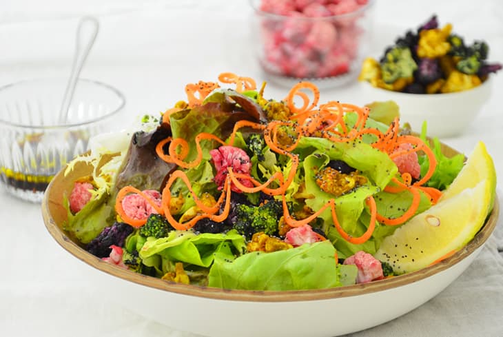 Ensalada de confeti y zanahoria