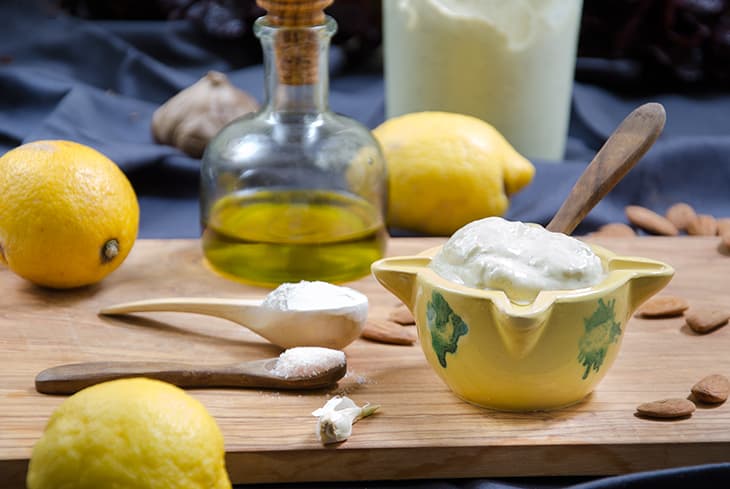 Mayonesa alcalinizante con proteína de girasol