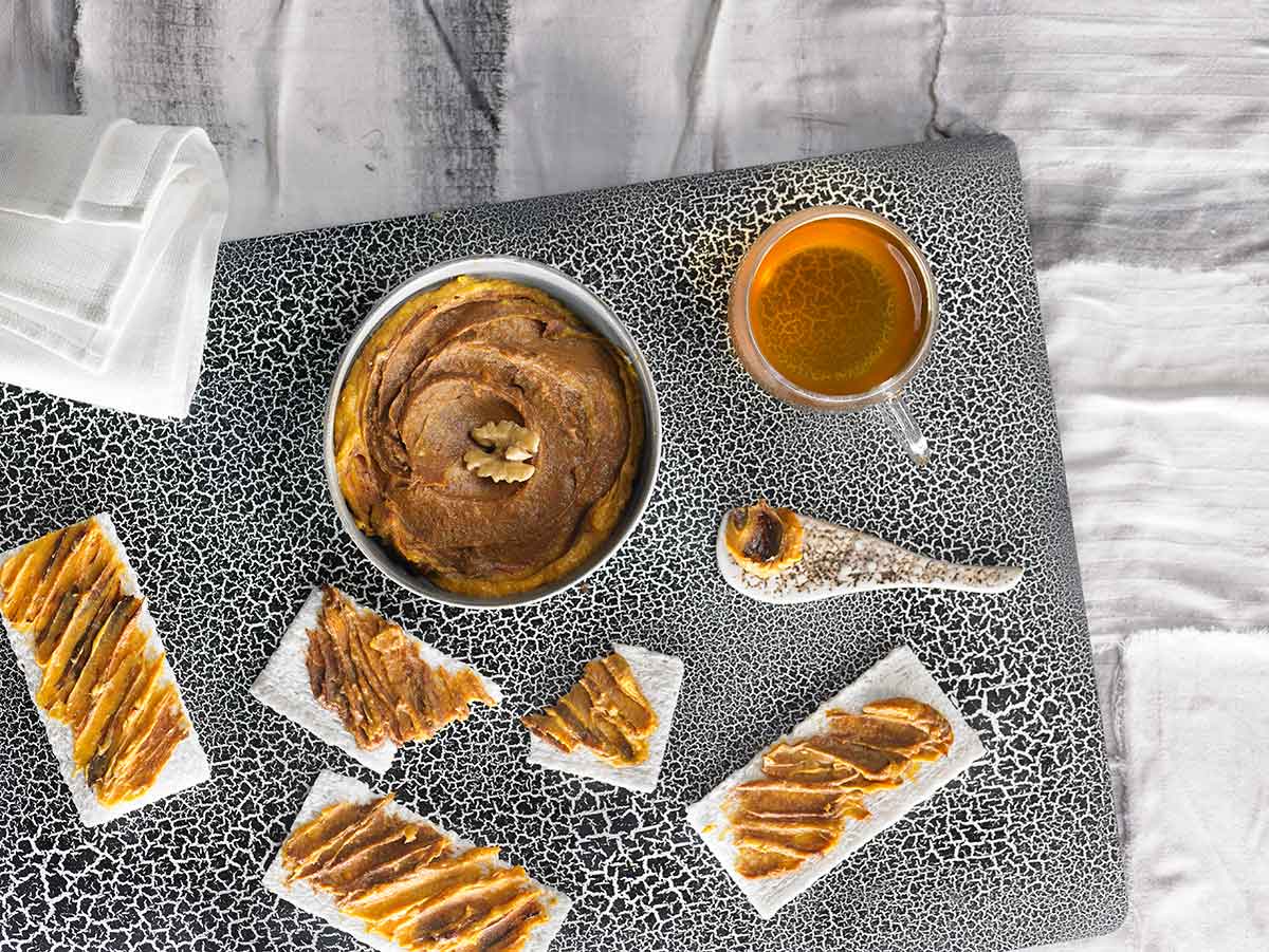 Paté de boniato y chocolate