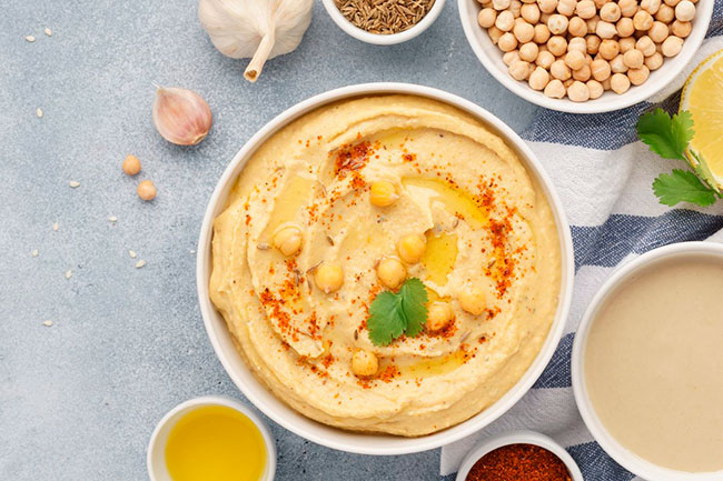 Hummus de garbanzos
