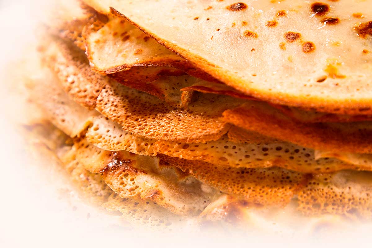 Creps de farina de coco