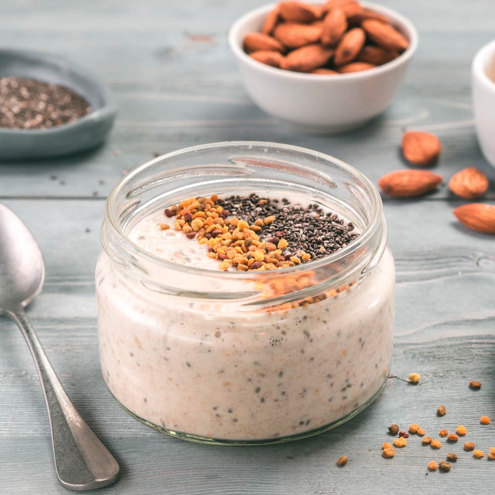 Porridge fred de civada i xia
