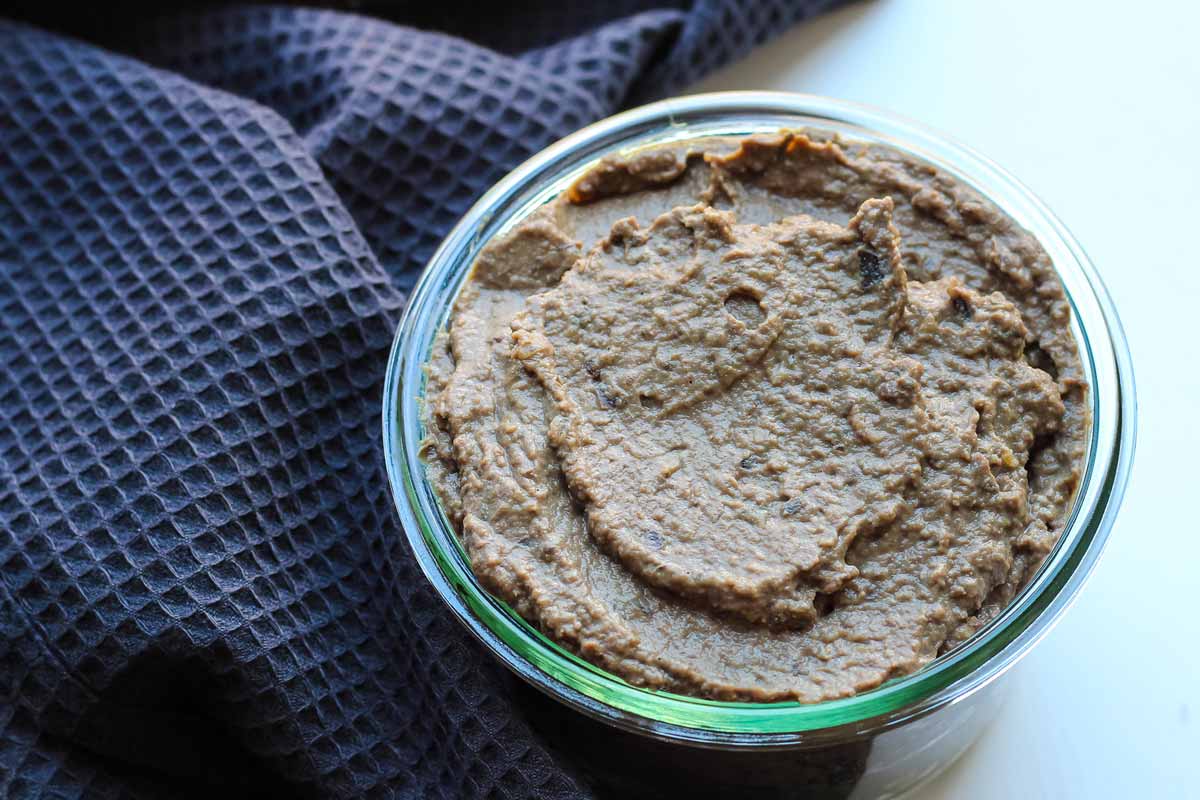 Paté de fetge i albergínia