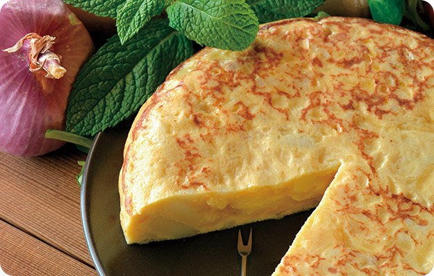 Tortilla de patata vegana