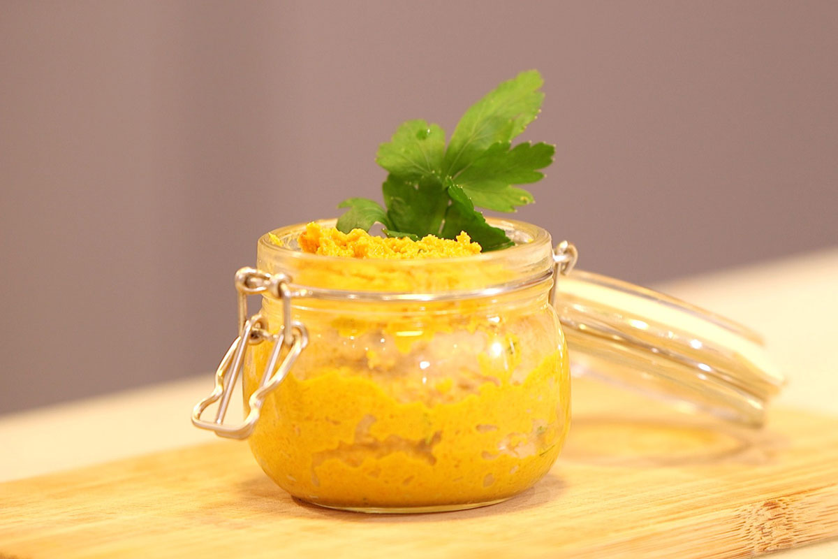 Paté de sardinas y zanahoria