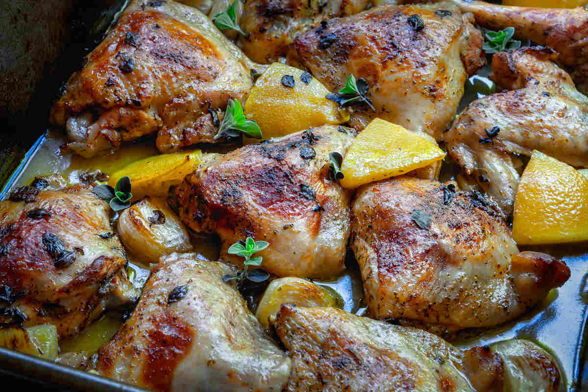 Pollo al horno