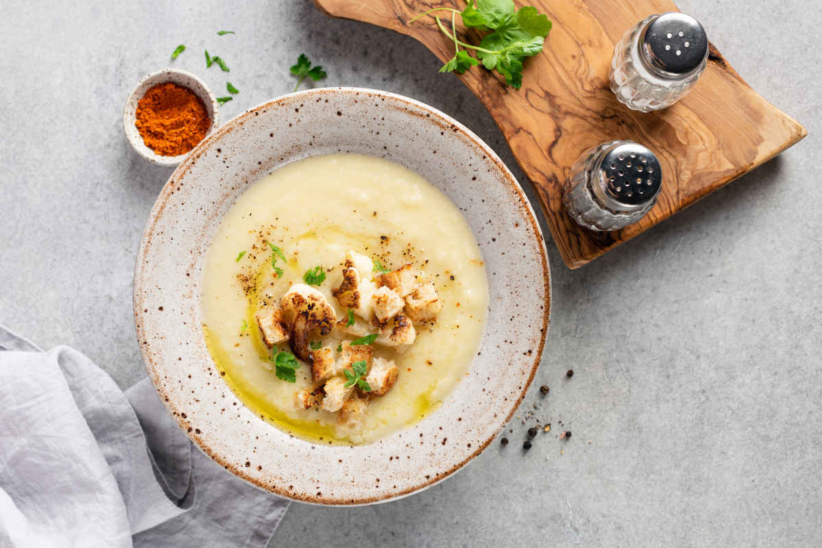 Crema de coliflor
