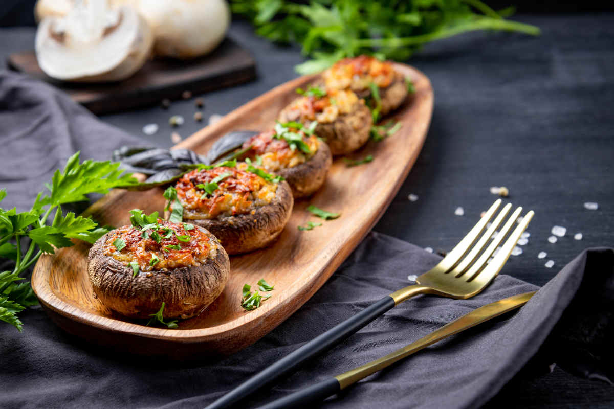 Champiñones rellenos