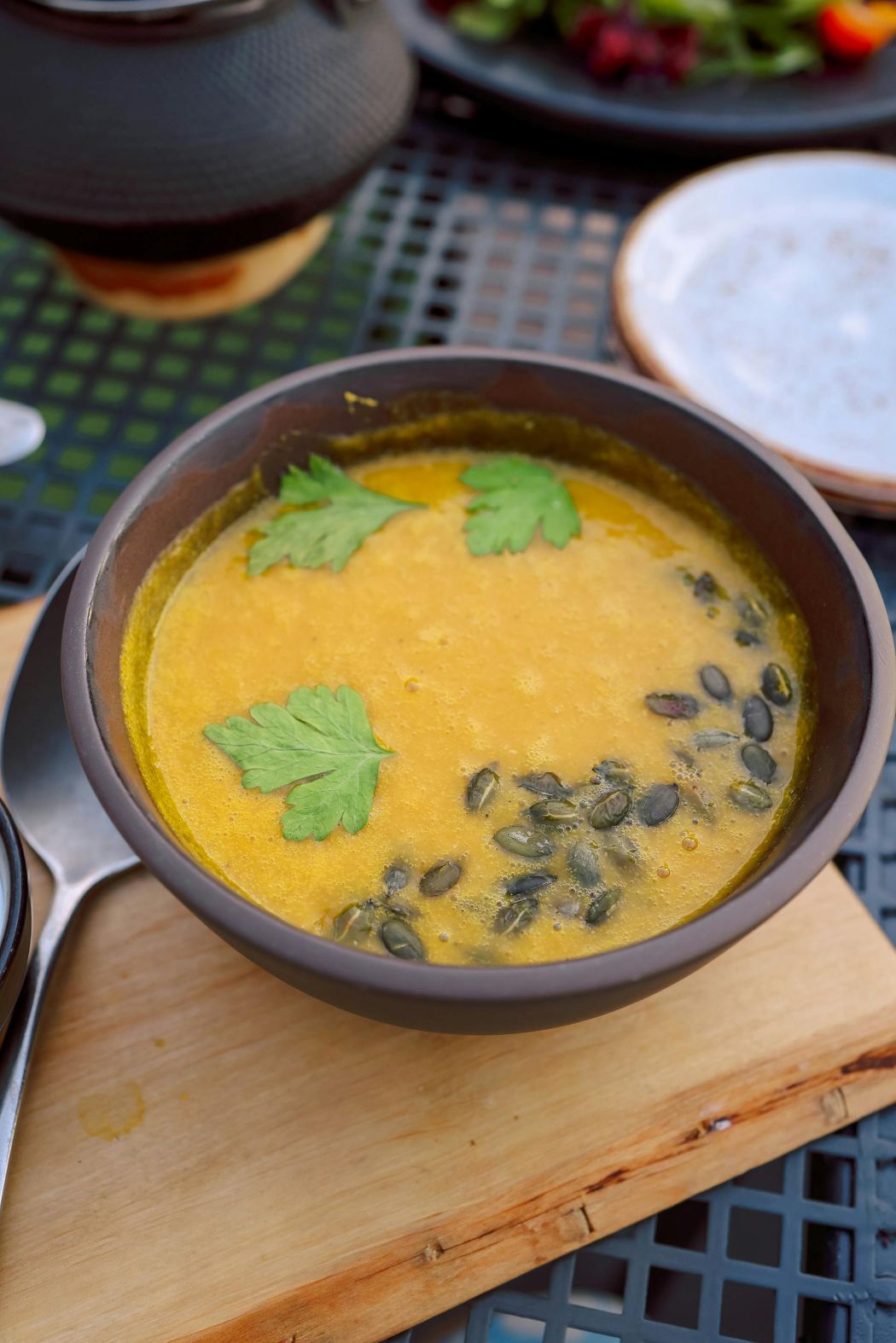 Crema de puerros, patata y zanahoria