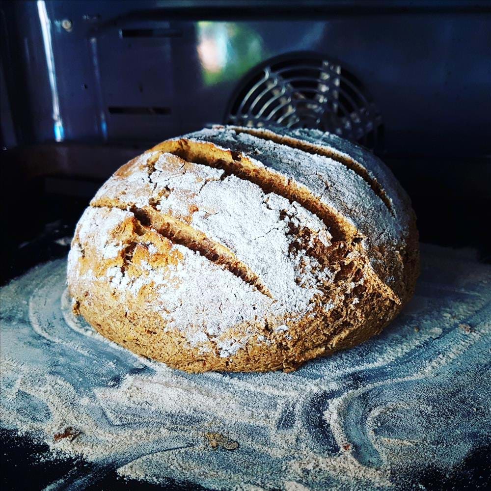 Pan de trigo sarraceno fermentado