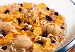 Sopa de cereales y castañas