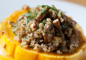 Pilaf de quinoa i bolets