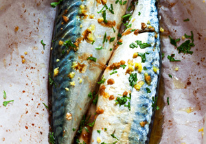 Verats al forn amb gingebre