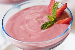 Mousse de maduixa