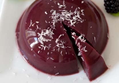 Gelatina de moras
