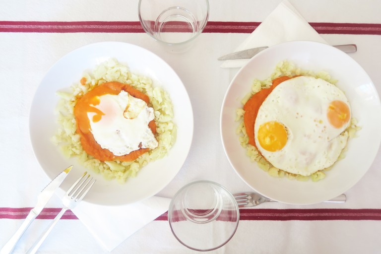 Falso arroz a la cubana