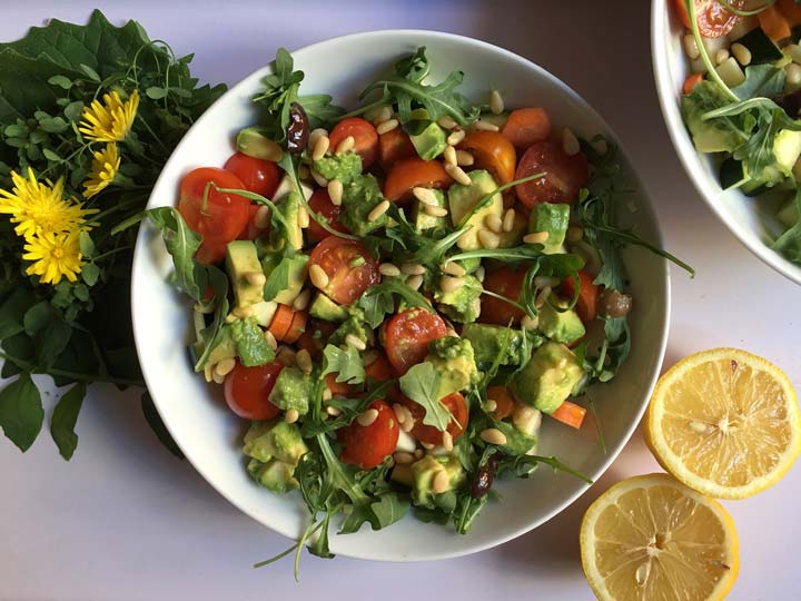 Ensalada multicolor