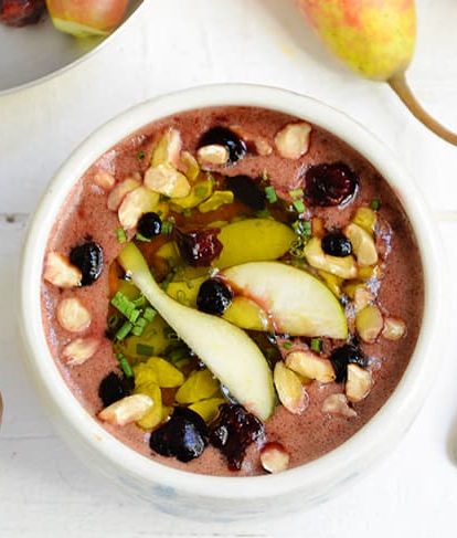 Gazpacho de cerezas