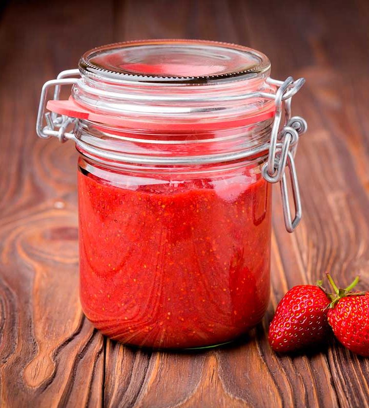 Mermelada crudivegana de fresas
