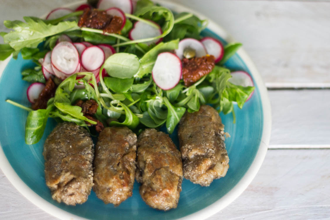 Croquetas de shiitake y cebolla