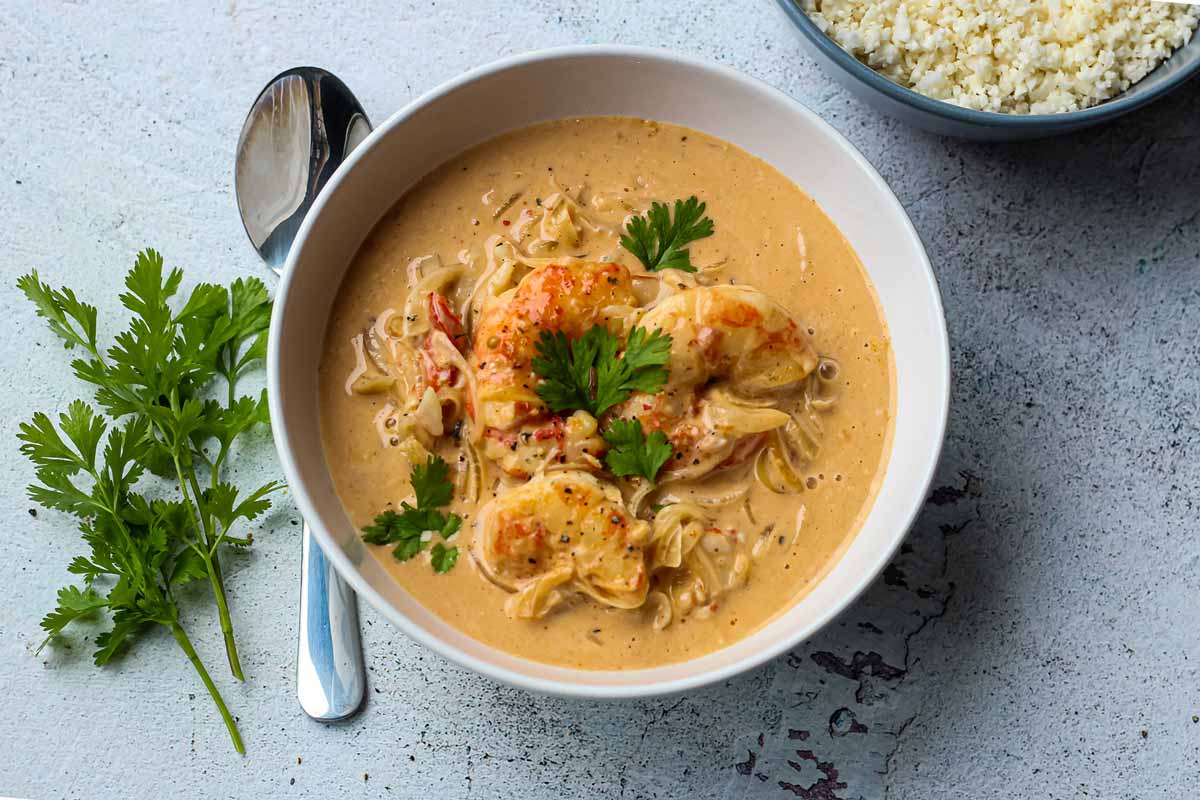 Gambas al curri
