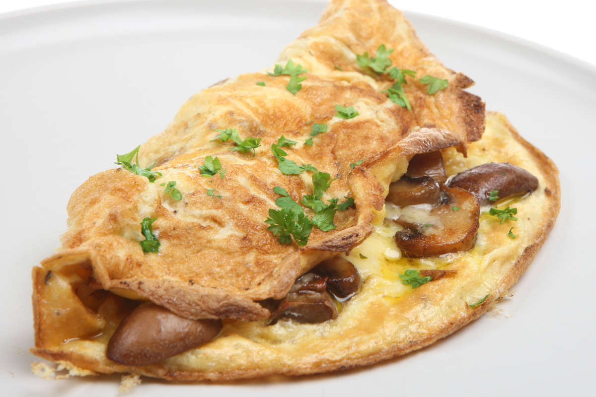 Tortilla de champiñones